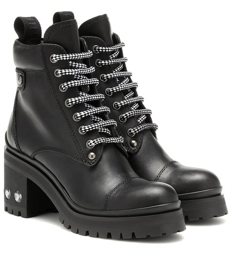 miu miu boots black